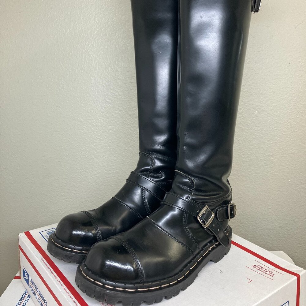 90's Vintage Steel Toe Gripfast US 7.5 England dr. martens phina demonia otc nps